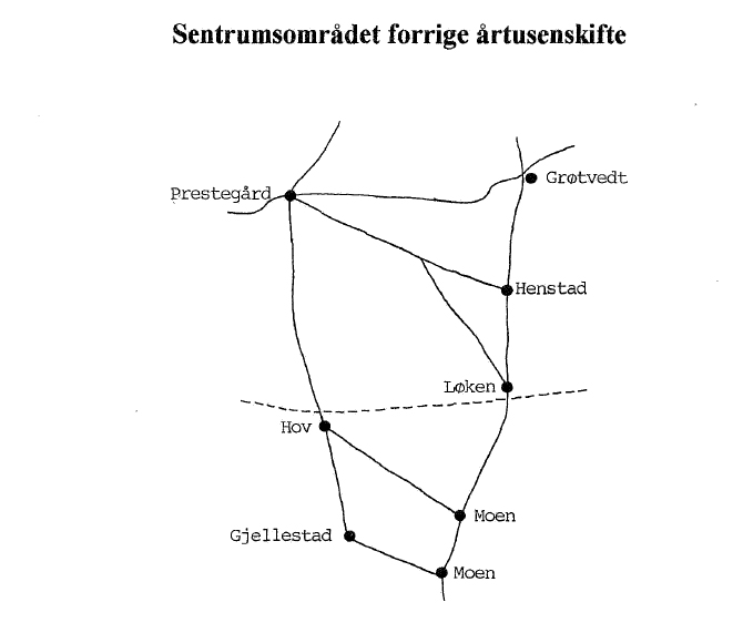 Skisse Askim sentrum 1800